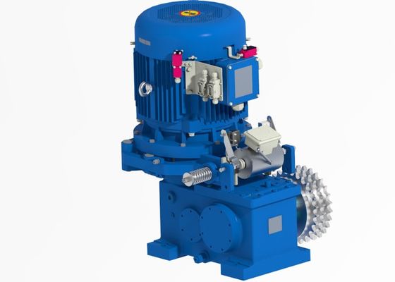 50Hz Escalator Drive Machine 18.5kw Worm Helical Gear IP54